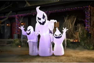 Home Accents Holiday 8 ft. Giant-Sized LED Ghost Trio